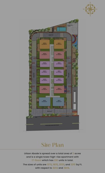 Master Plan in 2 BHK Apartment at Sree Chaitanya Urban Abode, Ramachandra Puram – for Sale