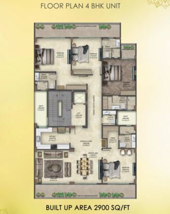 4 BHK Builder Floor For Resale in Sushant Lok 1 Sushant Lok I Gurgaon  7809903