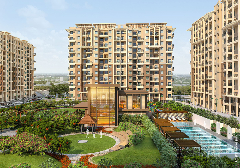 2 BHK Apartment For Resale in Nyati Elan Wagholi Pune  7809926