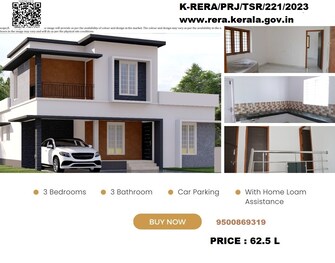 3 BHK Independent House For Resale in Kaiparambu jn Thrissur  7810052