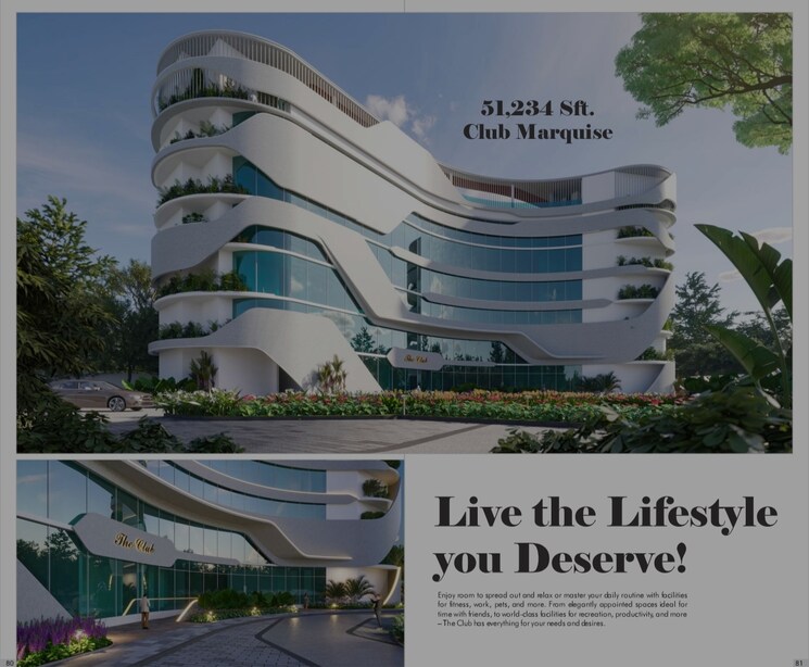 Exterior View, sri-the-marquise 4 Bedroom 5185 Sq.Ft. Apartment In Kokapet Hyderabad 7810070