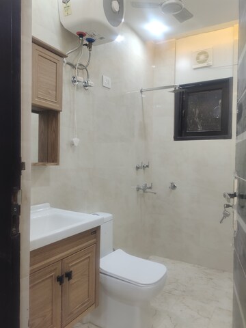 Bathroom in 3 BHK Builder Floor at East Of Kailash – for Sale