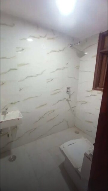 Bathroom in 2 BHK Builder Floor at Mehrauli – for Rent