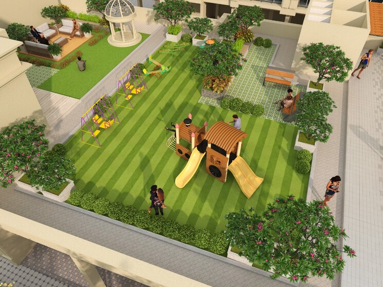 Garden, sm-elite 2 Bedroom 504 Sq.Ft. Apartment In Taloja Navi Mumbai 7810562