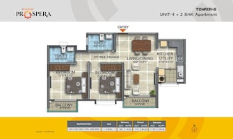 2 BHK Apartment For Resale in Kumar Prospera Hennur Road Bangalore  7810578