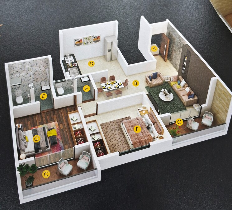 undefined, katraj 2 Bedroom 679 Sq.Ft. Apartment In Katraj Pune 7810918
