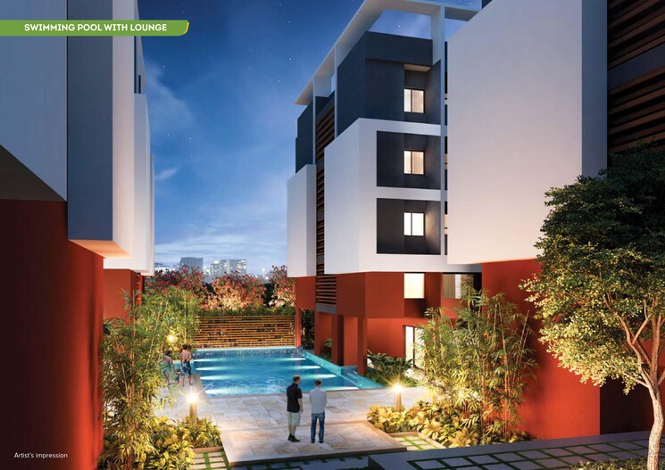 Exterior View, brigade-parkside-north 2 Bedroom 1268 Sq.Ft. Apartment In Jalahalli Bangalore 7810948