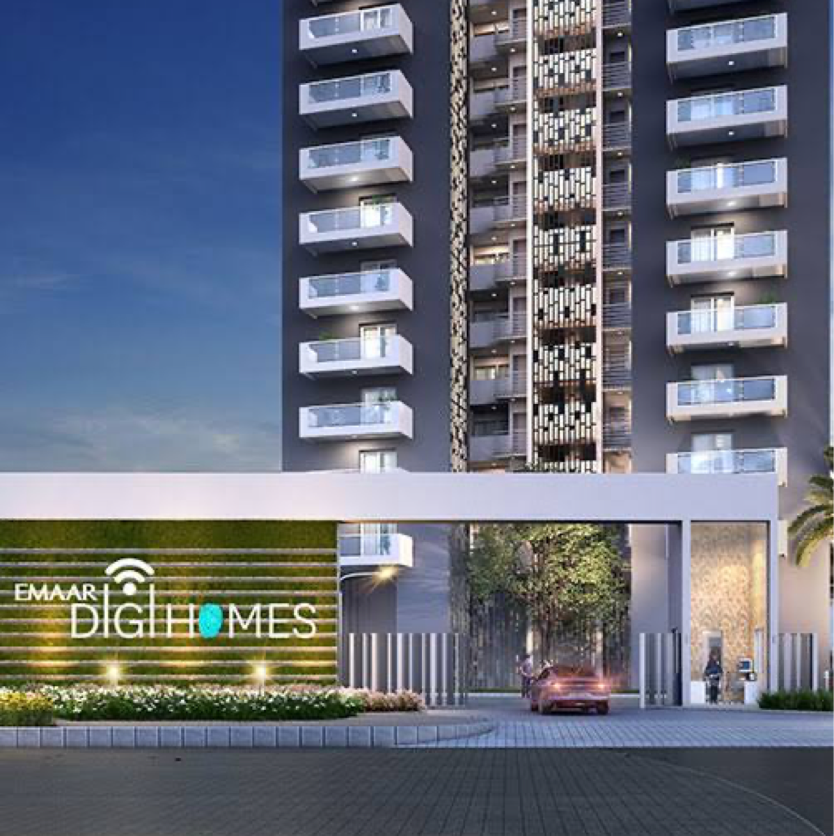 2 BHK + Servant Room 1508 Sq.Ft. Apartment in Emaar Digi Homes