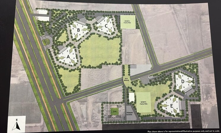 Master Plan, dlf-the-arbour 4 Bedroom 3957 Sq.Ft. Apartment In Sector 63 Gurgaon 7098492