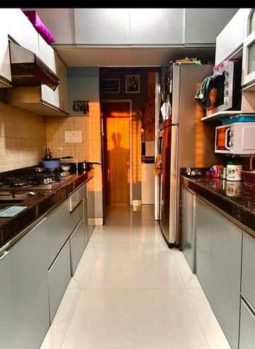 Kitchen in 2 BHK Apartment at Rustomjee Meridian, Kandivali West – for Sale