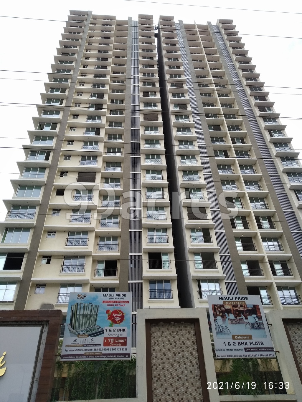 1 BHK Apartment For Rent in Mauli Pride Malad East Mumbai  7811685