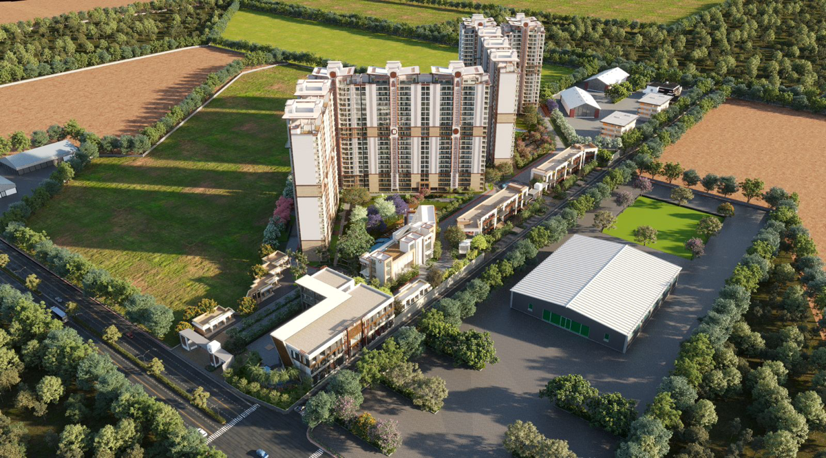 3 BHK + Pooja Room Apartment For Sale in Belgravia Affinity 