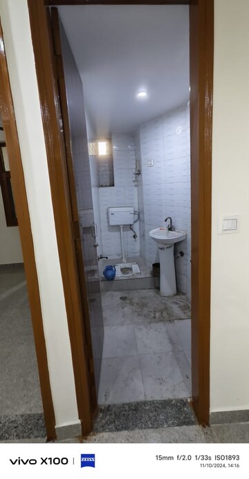 Bathroom in 2 BHK Apartment at Shaheen Bagh – for Sale