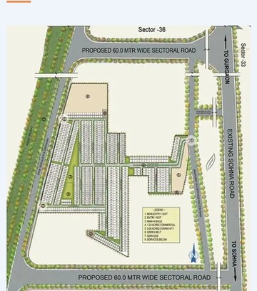  Plot – Exterior View View at Ireo Savannah, Sohna Sector 35 - for Sale