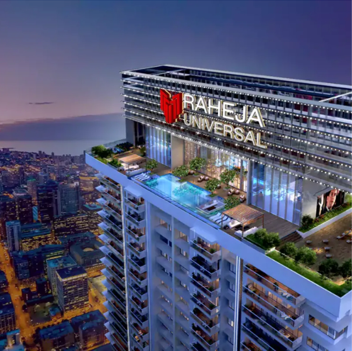 4 BHK + Pooja Room,Study Room Apartment For Sale in Raheja Imperia