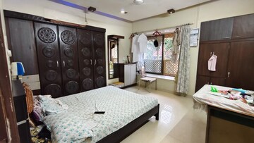 Bedroom in 1 BHK Apartment at Navyug CHS, Naupada – for Sale