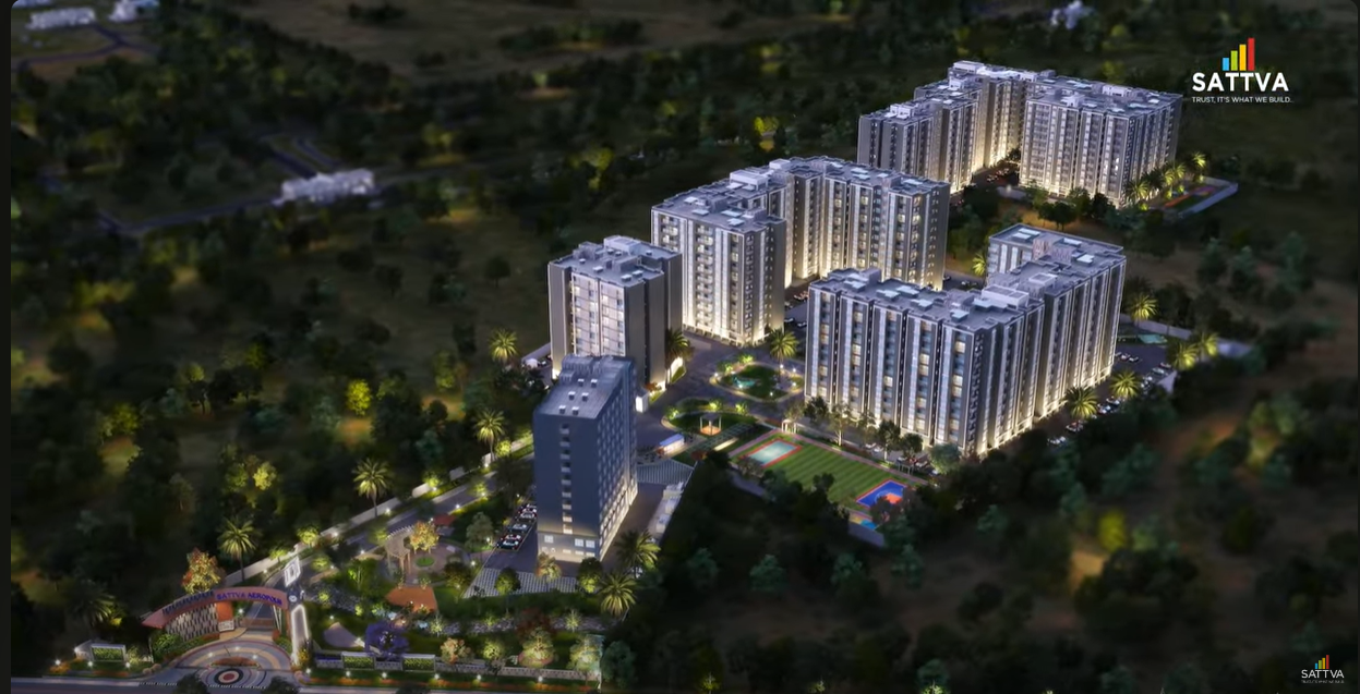 2 BHK Apartment For Resale in Salarpuria Sattva Aeropolis Devanahalli Bangalore  7813609