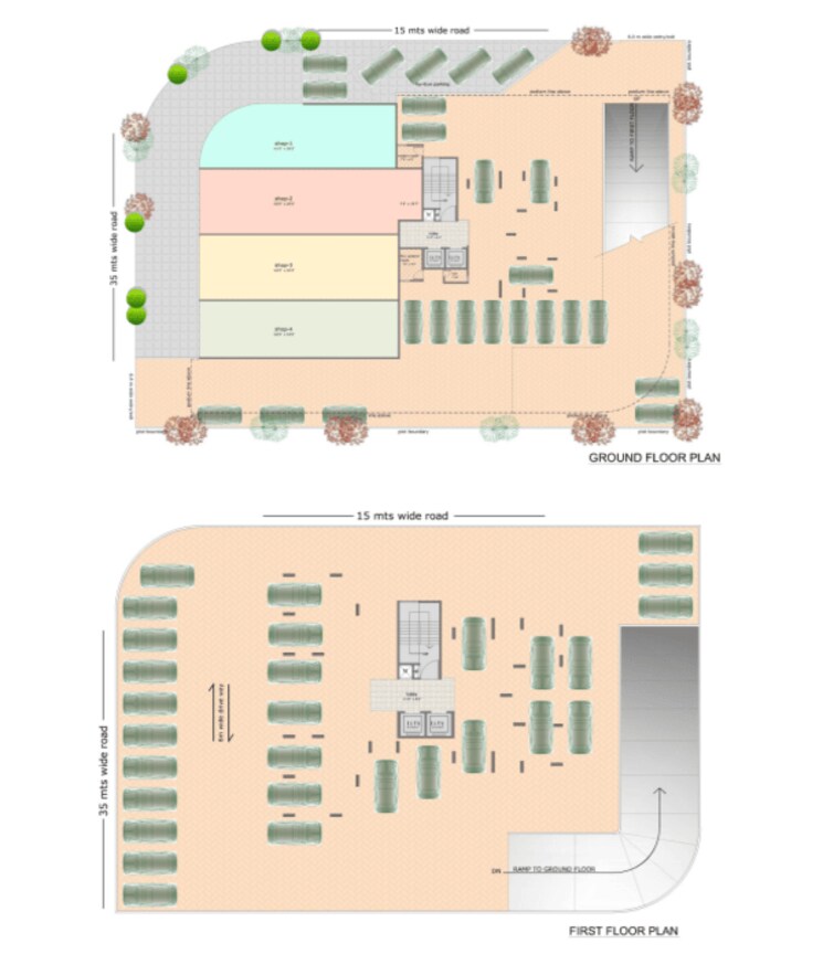Floor Plan, rs-exotica 2 Bedroom 1100 Sq.Ft. Apartment In Kharghar Navi Mumbai 7813653