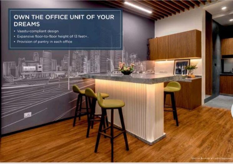 Floor Plan, lodha-ncp-commercial-tower-supremus Commercial Office Space 542 Sq.Ft. In Wadala Mumbai 7813855