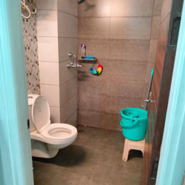 Attached Bathroom in 2 BHK Builder Floor at Highland Park Chandigarh, Pabhat – for Sale