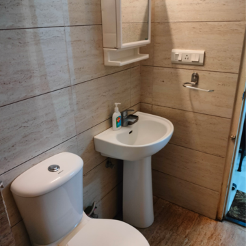 Attached Bathroom in 2 BHK Builder Floor at Highland Park Chandigarh, Pabhat – for Sale