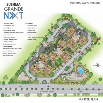 Master Plan in 3 BHK Apartment at Sushma Grande Nxt, Lohgarh – for Sale