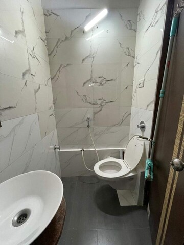 Bathroom in 1 BHK Apartment at Raj CHS Kamothe, Kamothe – for Sale