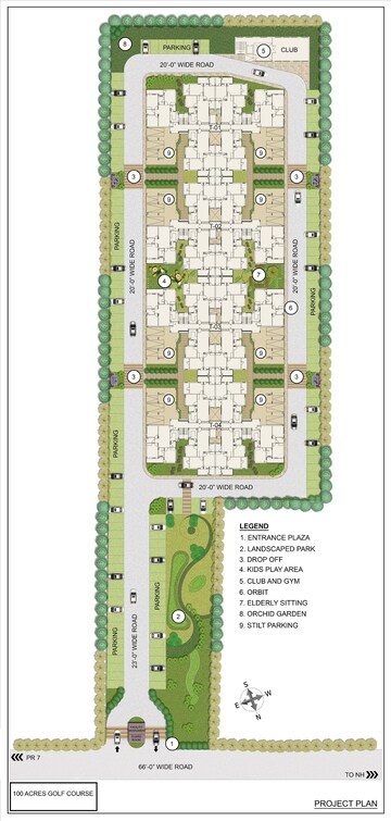 Master Plan in 3 BHK Apartment at Sushma Joynest ZRK, Ghazipur – for Sale