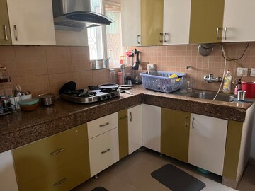 Kitchen in 3 BHK Builder Floor at Orchid Island, Sector 51 – for Sale