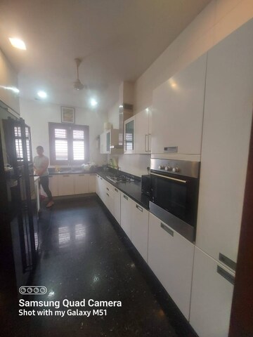Kitchen in 4 BHK Builder Floor at Panchsheel Park – for Rent