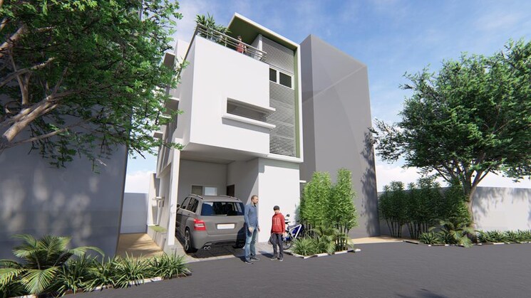 Exterior View, baldota-thumbprint-villas 3 Bedroom 1900 Sq.Ft. Villa In Vidyaranyapura Bangalore 7815780