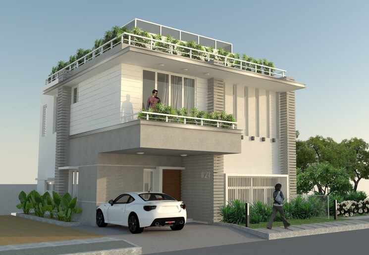 Exterior View, baldota-thumbprint-villas 3 Bedroom 1900 Sq.Ft. Villa In Vidyaranyapura Bangalore 7815780