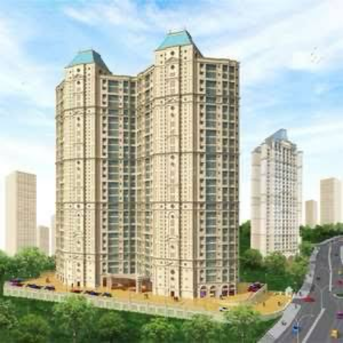 2.5 BHK Apartment For Resale in Heranadani Meadows Gemini Manpada Thane  7816350