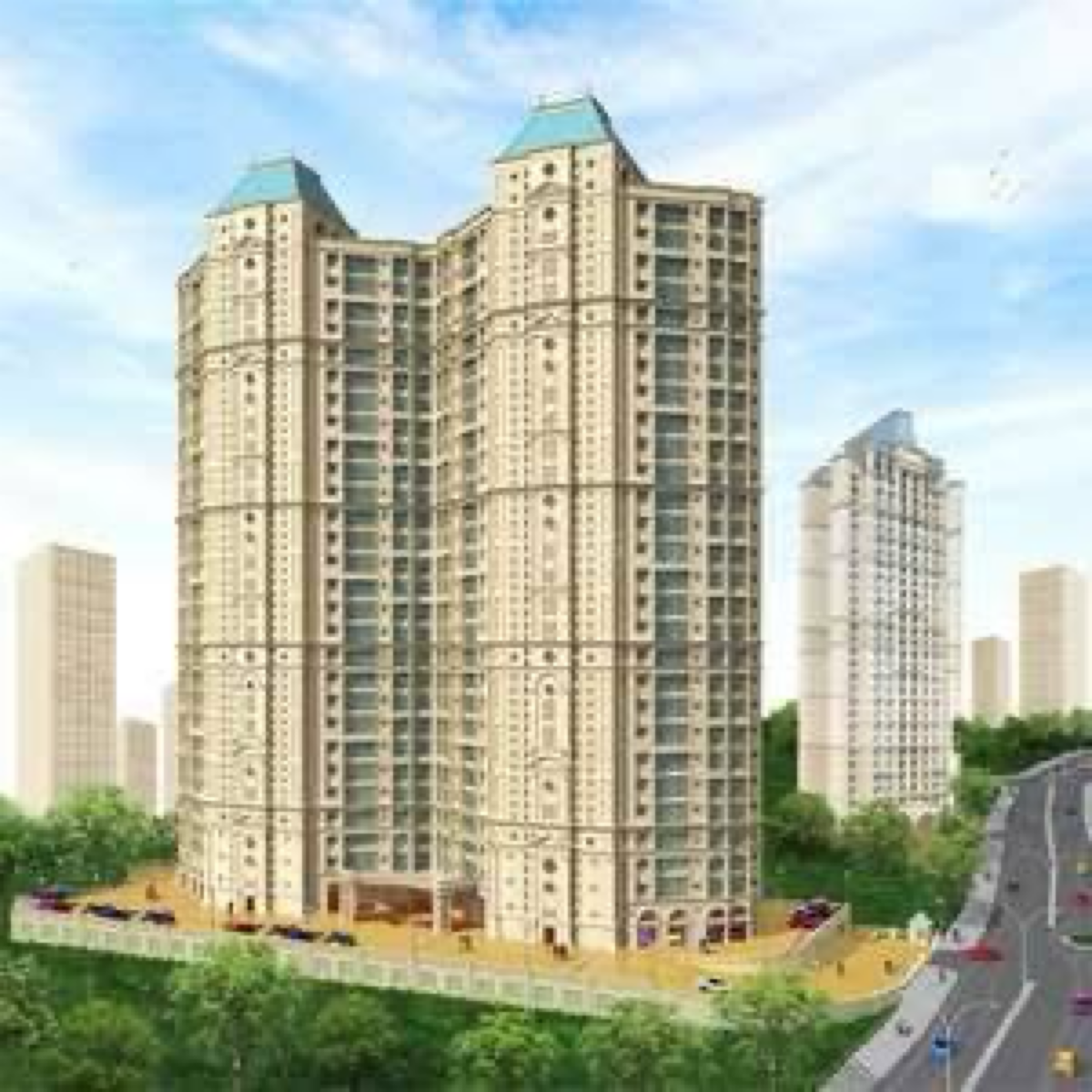 2.5 BHK + Study Room Apartment For Sale in Heranadani Meadows Gemini