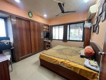 Bedroom in 1.5 BHK Apartment at Cosmos Tower, Majiwada – for Sale