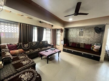 Living Room in 1.5 BHK Apartment at Cosmos Tower, Majiwada – for Sale