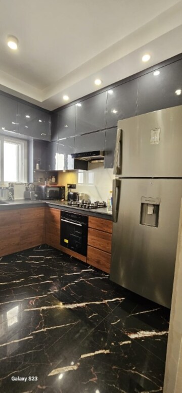 Kitchen in 3 BHK Apartment at Hazratganj – for Sale