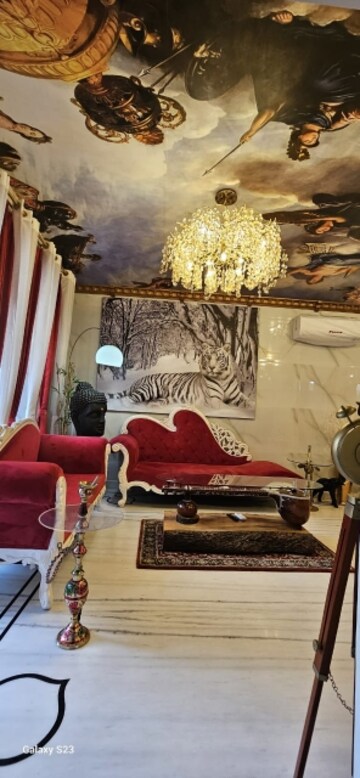 Living Room in 3 BHK Apartment at Hazratganj – for Sale