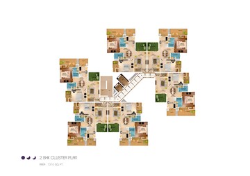 Master Plan in 2 BHK Apartment at Sushma Crescent, Dhakoli Village – for Sale