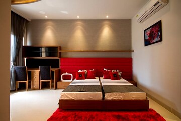 Bedroom in Studio Apartment at Sushma Crescent, Dhakoli Village – for Sale