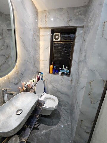 Bathroom in 3 BHK Apartment at Nathani Heights, Dalal Estate – for Sale