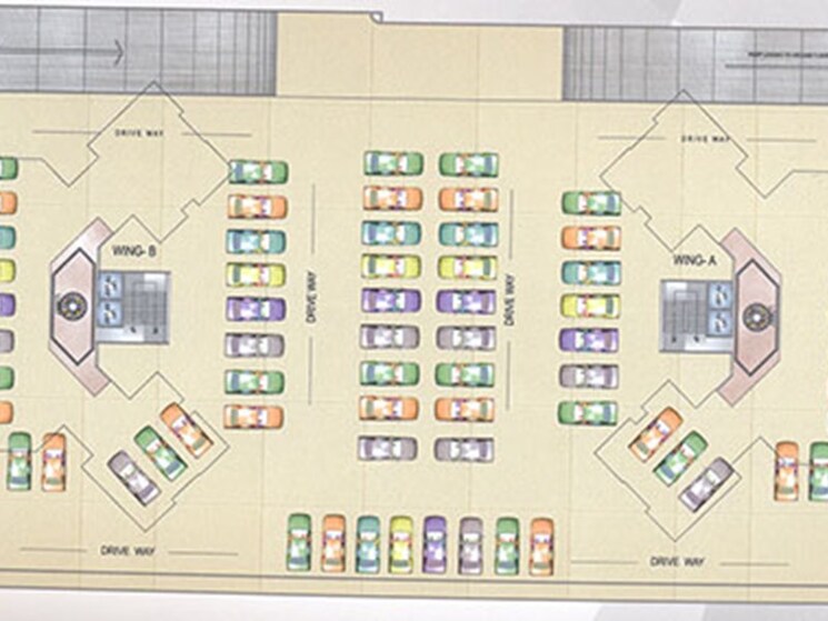 Floor Plan, paradise-sai-pearls 3 Bedroom 1600 Sq.Ft. Apartment In Kharghar Navi Mumbai 7817346