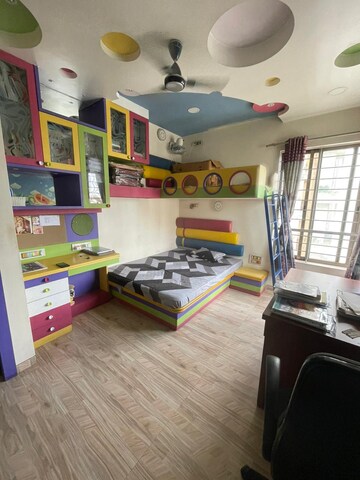 Bedroom in 3 BHK Apartment at Lodha Luxuria, Majiwada – for Sale