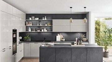 Kitchen in 3 BHK Apartment at RG Luxury Homes, Sector 16b Greater Noida – for Sale