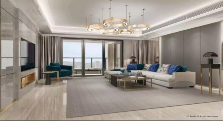 Living Room, lodha-giardino 3 Bedroom 1700 Sq.Ft. Penthouse In Kharadi Pune 7817695
