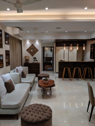 Living Room in 2.5 BHK Apartment at Larkins Pride Palms, Dhokali – for Sale