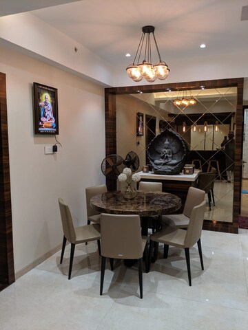 Living Room in 2.5 BHK Apartment at Larkins Pride Palms, Dhokali – for Sale