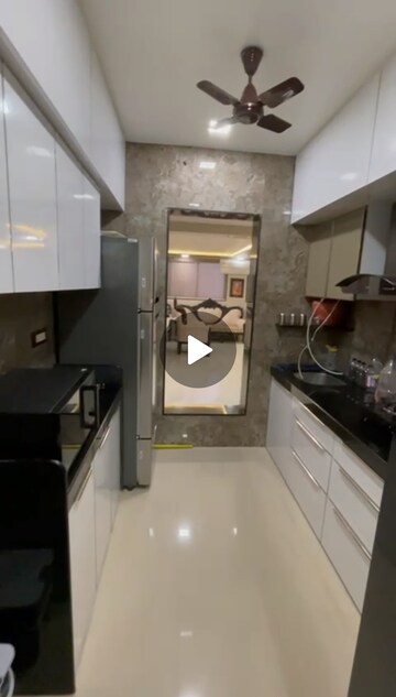 Kitchen in 2.5 BHK Apartment at New Om Tower, Mira Road East – for Sale
