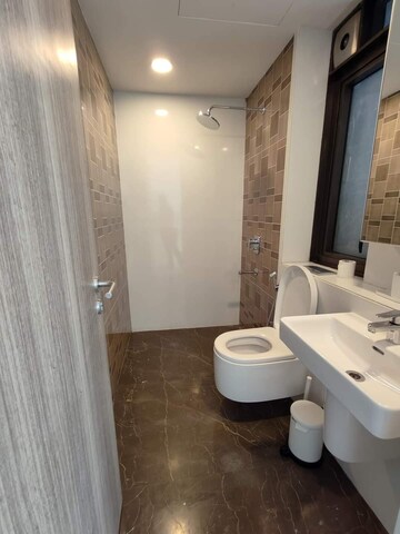 Bathroom in 1 BHK Apartment at Nutan Madhuban Apartment, Worli – for Rent