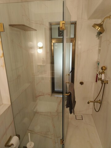 Bathroom in 3 BHK Apartment at Mittal Park, Juhu – for Rent